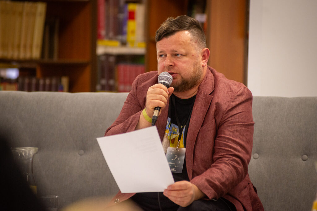 Wojciech Brzoska, Festiwal Góry Literatury 2023, spotkania poetyckie, Nowa Ruda, MBP w Nowej Rudzie