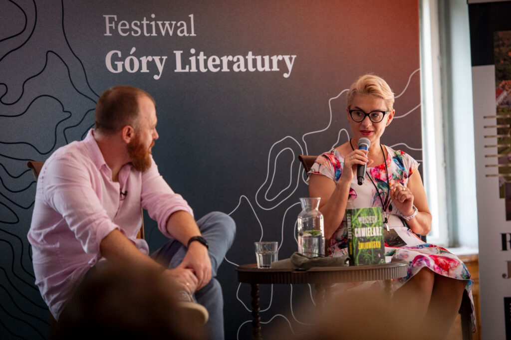 Prezentacja literatury polskiej, Festiwal Tłumaczy Olgi Tokarczuk. Fot. Małgorzata Kujda