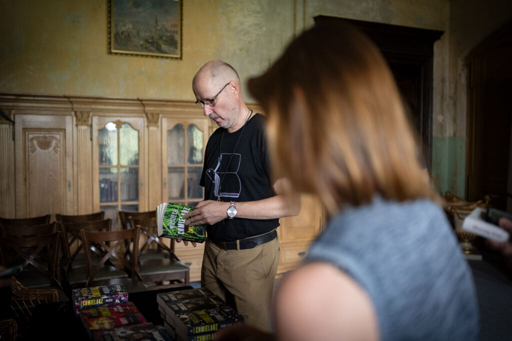 Prezentacja literatury polskiej, Festiwal Tłumaczy Olgi Tokarczuk. Fot. Małgorzata Kujda