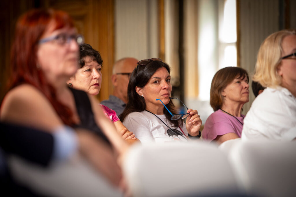 Prezentacja literatury polskiej, Festiwal Tłumaczy Olgi Tokarczuk. Fot. Małgorzata Kujda