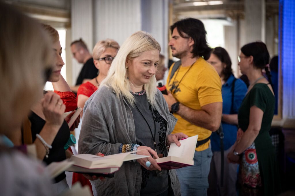 Prezentacja literatury polskiej, Festiwal Tłumaczy Olgi Tokarczuk. Fot. Małgorzata Kujda