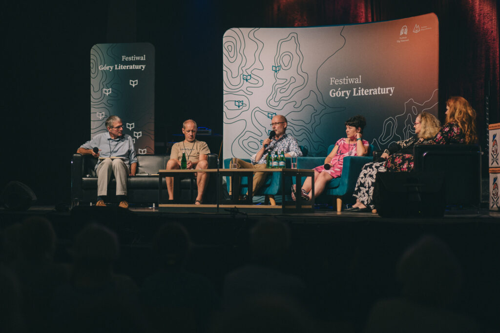 Panel (Nie)przezroczysty tłumacz, Festiwal Tłumaczy Olgi Tokarczuk. Fot. Jerzy Wypych