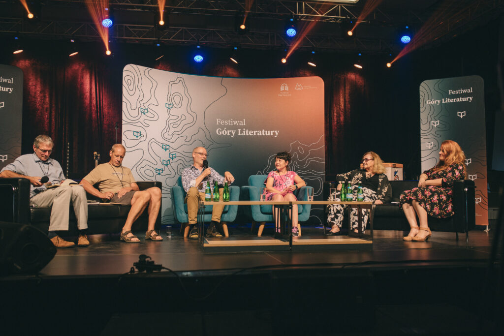 Panel (Nie)przezroczysty tłumacz, Festiwal Tłumaczy Olgi Tokarczuk. Fot. Jerzy Wypych