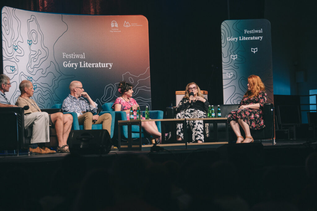 Panel (Nie)przezroczysty tłumacz, Festiwal Tłumaczy Olgi Tokarczuk. Fot. Jerzy Wypych