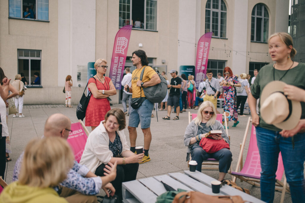 Panel (Nie)przezroczysty tłumacz, Festiwal Tłumaczy Olgi Tokarczuk. Fot. Jerzy Wypych