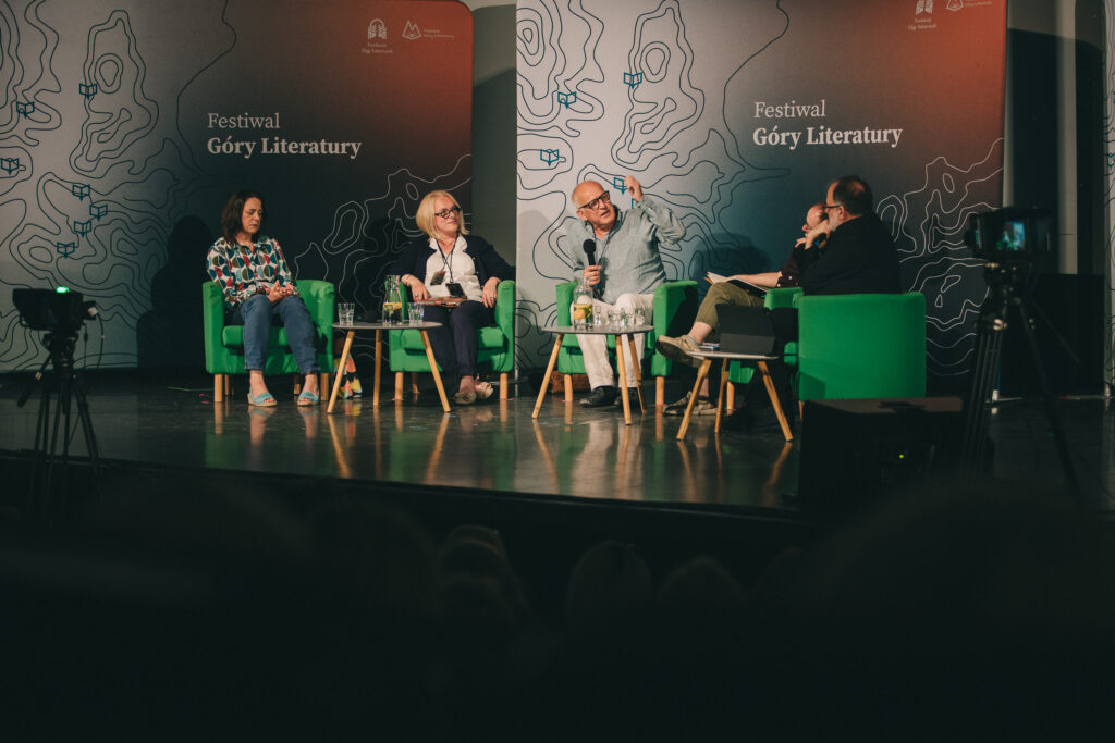 Panel Językowe (po)mosty. Obcy język polski, Festiwal Tłumaczy Olgi Tokarczuk. Fot. Jerzy Wypych