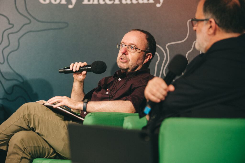 Panel Językowe (po)mosty. Obcy język polski, Festiwal Tłumaczy Olgi Tokarczuk. Fot. Jerzy Wypych