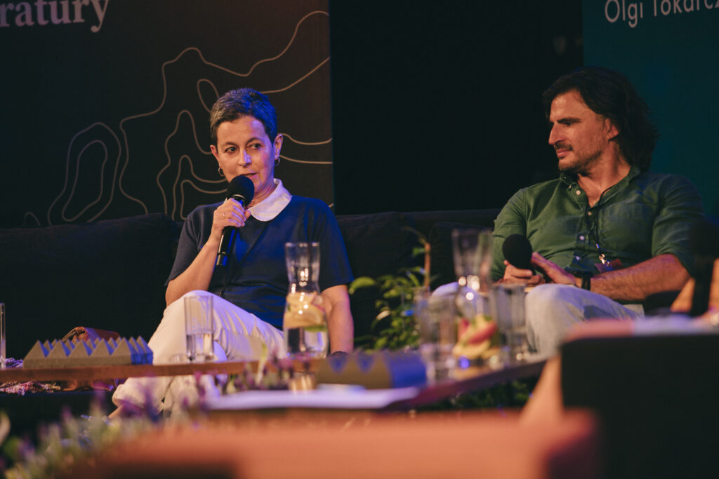 Panel Tłumaczeniowe Okna, Festiwal Tłumaczy Olgi Tokarczuk. Fot. Jerzy Wypych